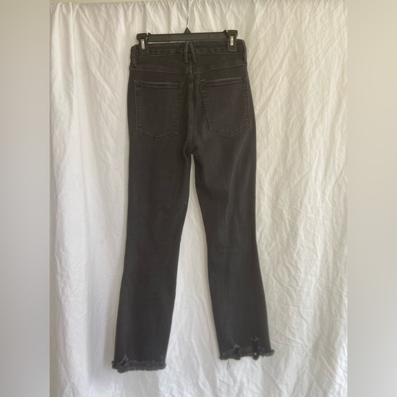 Good American Black Straight Leg Jeans Size 27 - Picture 7 of 16